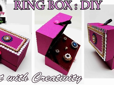 How to make Ring Box | DIY | Art with Creativity 111