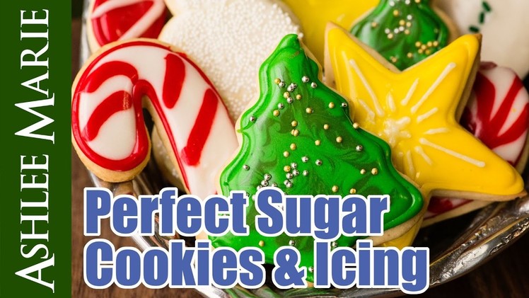 How to Make the Perfect Holiday Sugar cookies and Icing - tips for decorating