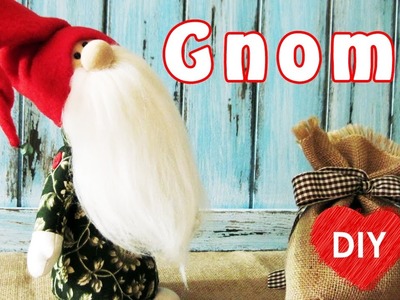 How to sew a Gnome. Christmas DIY.