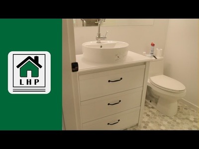 Ikea Dresser to Bathroom Vanity DIY Hack - LHP