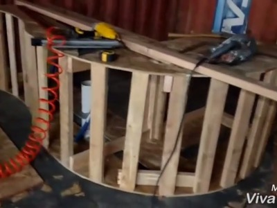 Make a man cave bar (framing). Rough carpentry. DIY