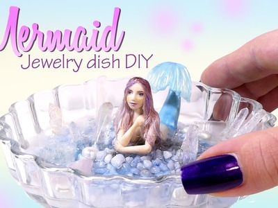 Miniature Mermaid Tutorial. DIY Jewelry Dish
