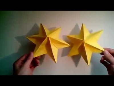 Origami Star & Heart Christmas Ornaments
