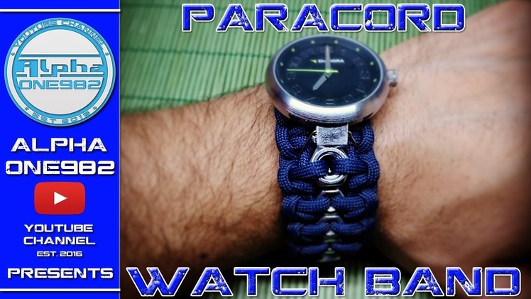 Paracord Watch Band DEFENDER How To Make 2017 Watch Bracelet Defender