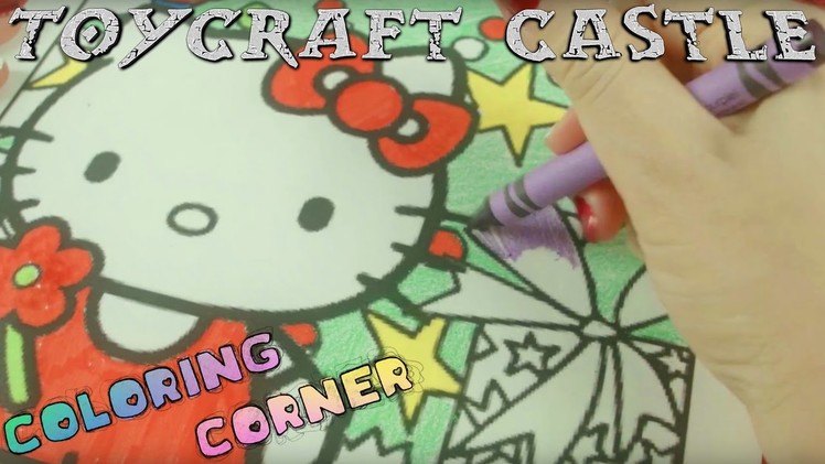 TC - COLORING CORNER - Hello Kitty Christmas Coloring Xmas Tree