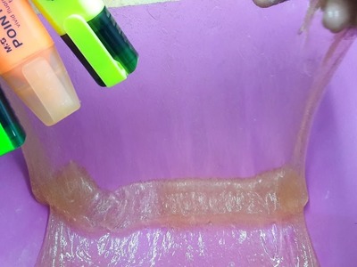 Top 3 Slime with Much Color Highlighter DIY Slime No Borax or Liquid Starch by Toys Channel