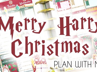 VIDMAS DAY 21. Merry Harry Christmas Plan With Me!. PopFizzPaper