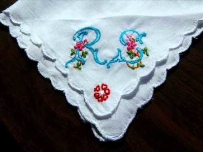 Buy a Custom Monogrammed handkerchief for $5