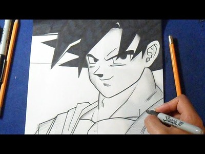 Cómo dibujar a Goku "Dragon Ball Z" | How to draw Goku