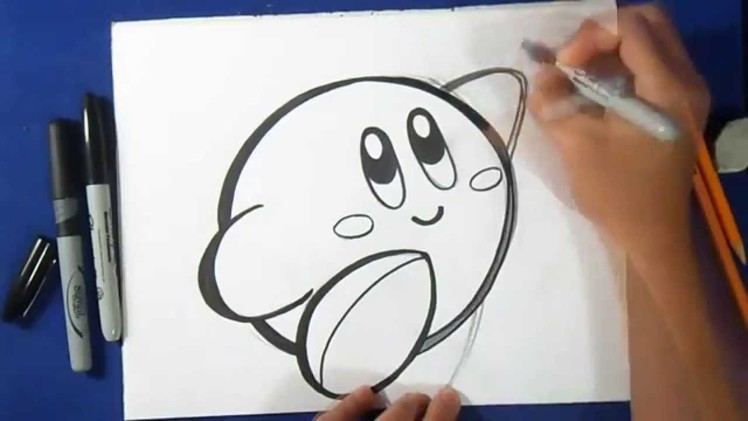 Cómo dibujar a Kirby