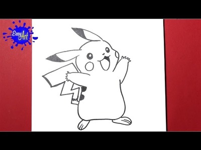 Como dibujar a pokemon  -how to draw pokemon - dibujando caricaturas