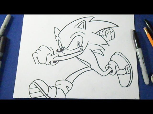 Cómo dibujar a Sonic