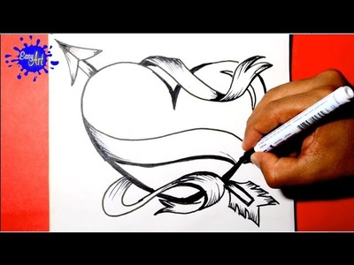 Como dibujar un corazon - how to draw heart - como hacer un corazon