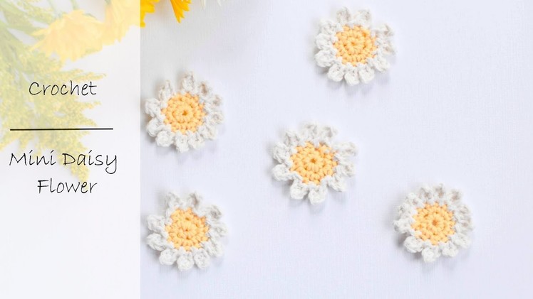 Crochet: Mini Daisy Flower