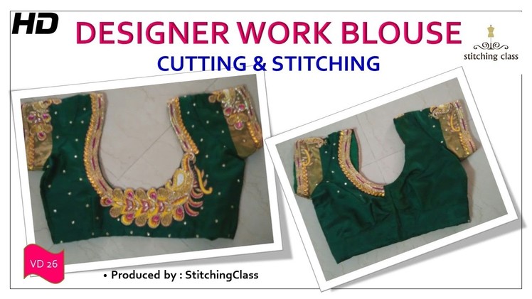 Designer Blouse Cutting and Stitching