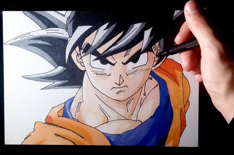Dibujando a Goku Fase Normal | Dragon ball Z | Drawing Goku Normal mode