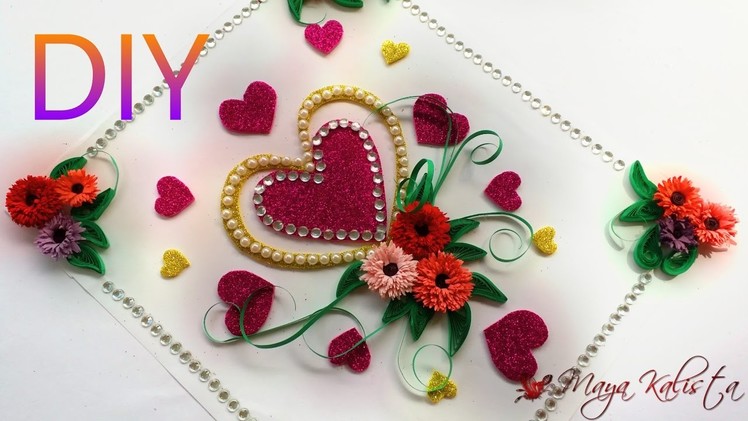 DIY Heart greeting cards for birthday -     Easy ideas using paper - Gift Crafts!