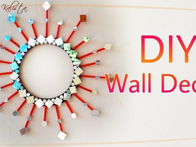 DIY Mirror Wall Decor - DIY decoration ideas for teenagers - DIY home projects - DIY crafts!