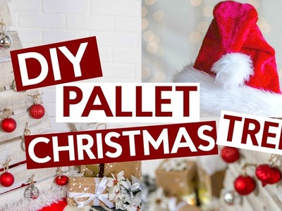 DIY Pallet Tree with Americana Decor Color Stain