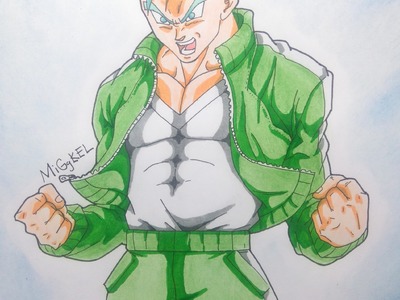 Drawing GOHAN Ssj God Ssj blue Hair. Dibujando a Gohan Ssj god Ssj fukkatsu no F