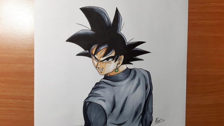 Drawing Goku Black - Dragon Ball Super