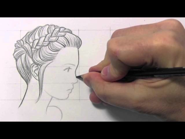 Drawing Time Lapse: "Updo" Hairstyles