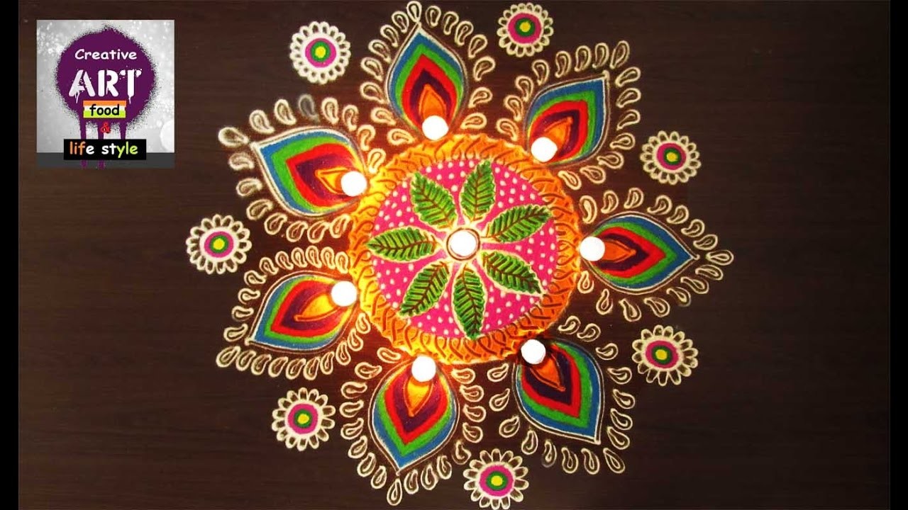 Easy Rangoli, Art with creativity