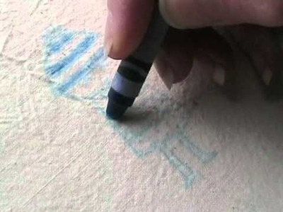 Embroidering with Colored Pencils