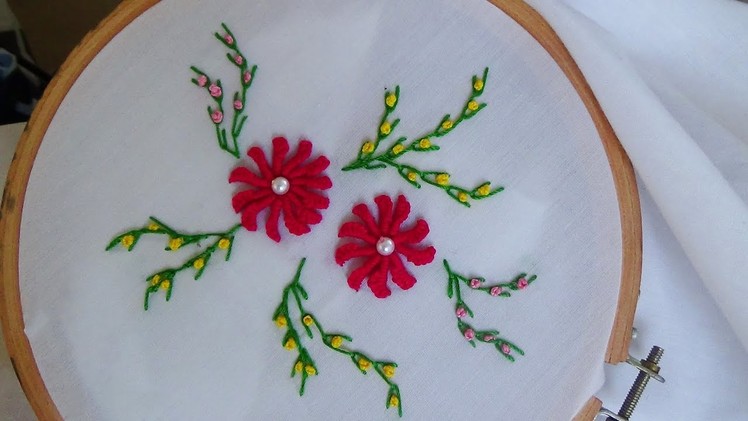 Hand Embroidery: Caston bullion stitch