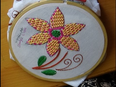 Hand Embroidery Designs # 182 - Straight & Cross stitch designs