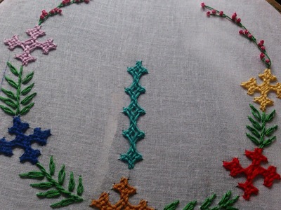 Hand embroidery designs.  kutch work embroidery tutorial, kutch work design on dresses.