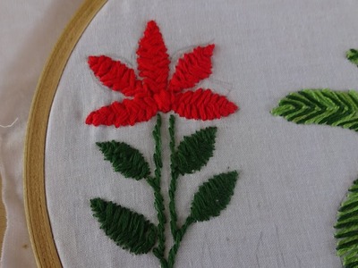 Hand Embroidery Flower Stitch Stem Stitch