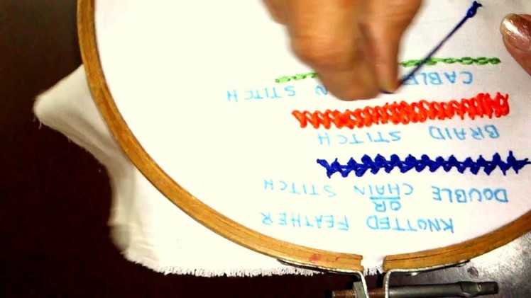 Hand Embroidery for beginners part-4.