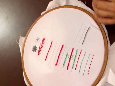 Hand embroidery for beginners .