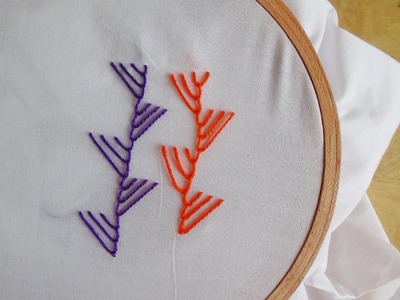 Hand Embroidery: Maiden Hair Stitch