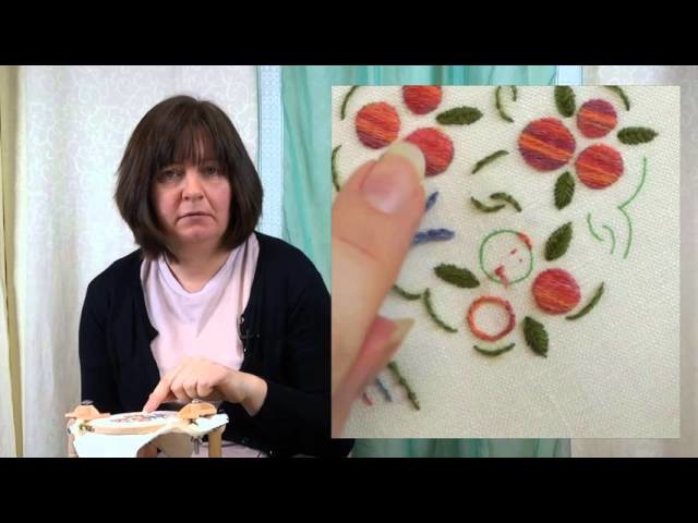 Hand Embroidery - Split stitch tutorial