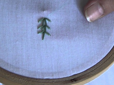 Hand Embroidery: Wheatear stitch