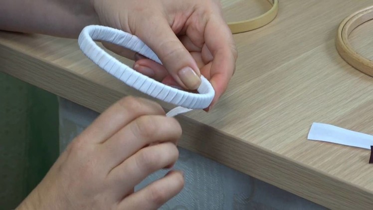 Hand Embroidery - Wrapping Wooden Hoops