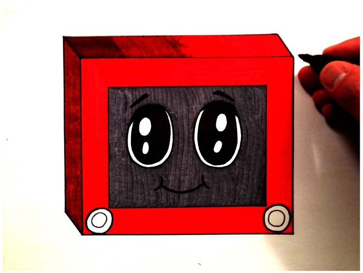 How to Draw a Cute Etch A Sketch