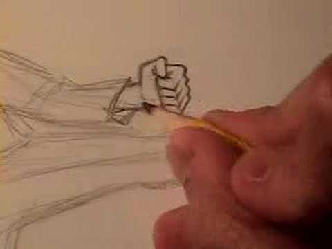 How to Draw a Manga "Fight Pose" (Pt. 1)