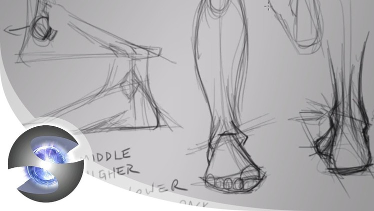 How to Draw Feet Part 2 of 2