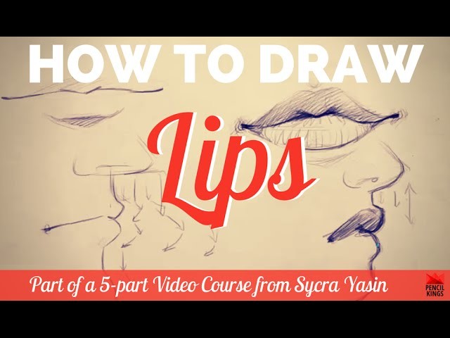 How to Draw Lips - the Difference Between Male and Female Mouths