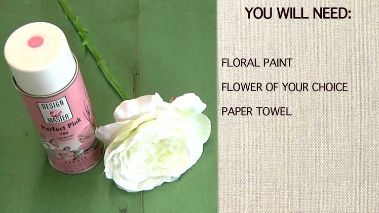 How to Use Floral Paint