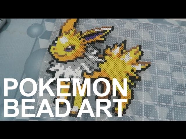 JOLTEON PERLER BEAD ART