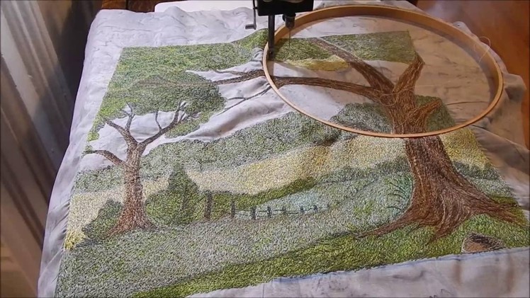 Landscape embroidery part 4