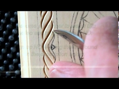 My Chip Carving - how to carve a rope border