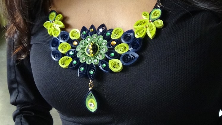 Quilling Necklace Design New !!2016!!