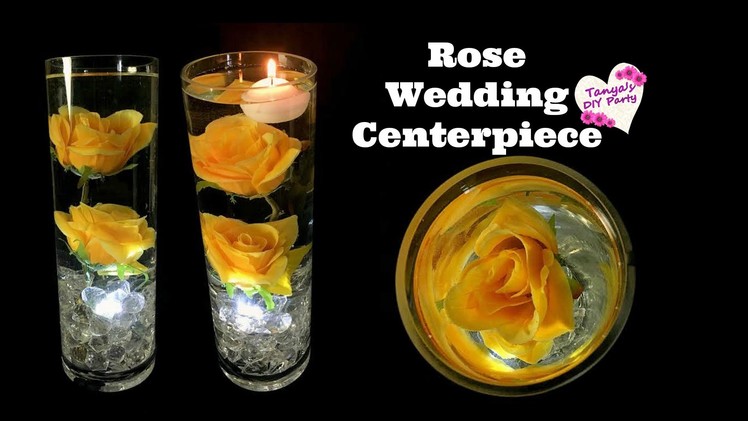 Rose Wedding Centerpiece Tutorial