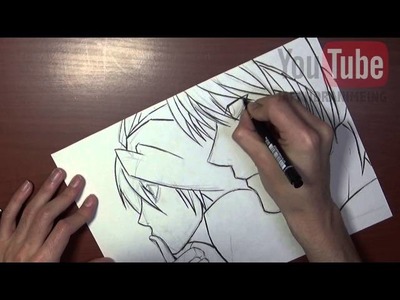 Speed Drawing Light and L - Death Note