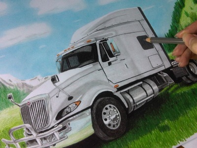 Speed drawing: Truck